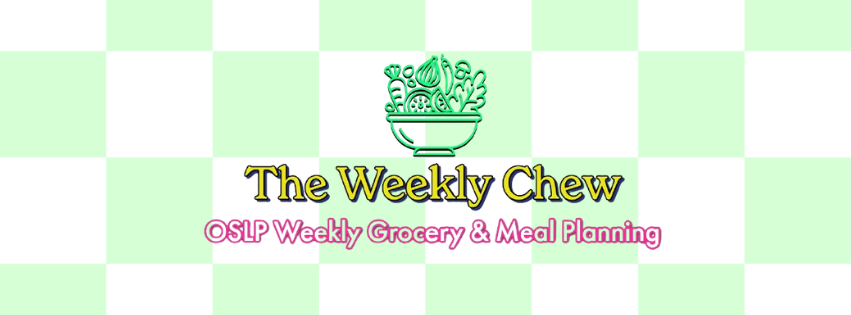 the weekly chew banner